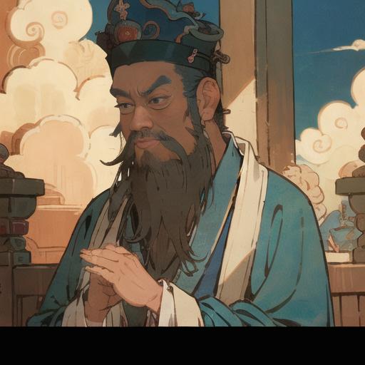 01117-3208299049-masterpiece,  best quality,   extremely detailed CG,( Zen atmosphere),  anime screencap, long beard, 1 boy_(immortal_),  Daoist.png